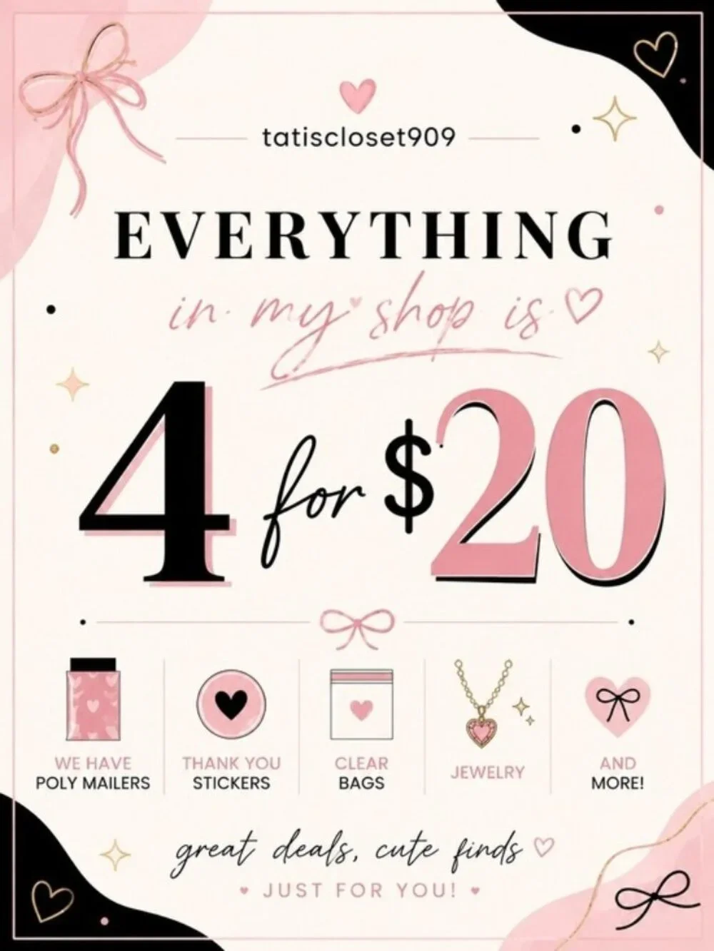 Pink Promotional Print - Decorative Sign